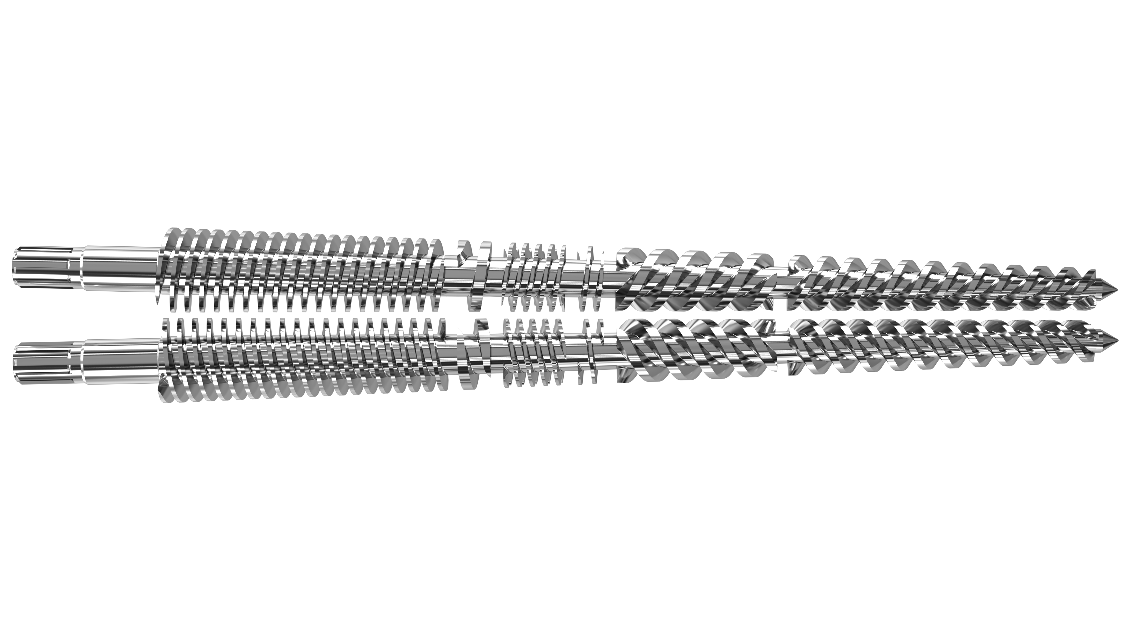 Twin Parallel & Conical Screw & Barrel Set